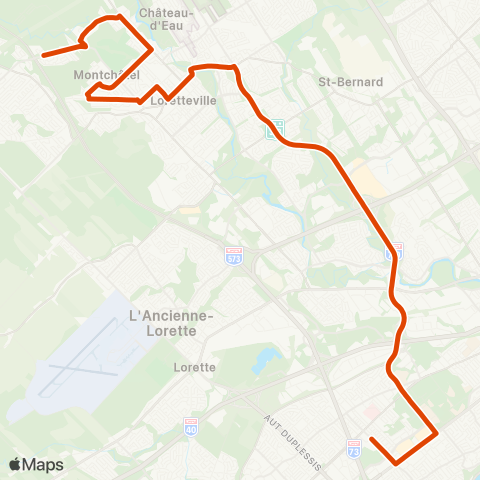 RTC Sainte-Foy Centre - Loretteville map