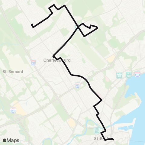 RTC - Station des Roses map