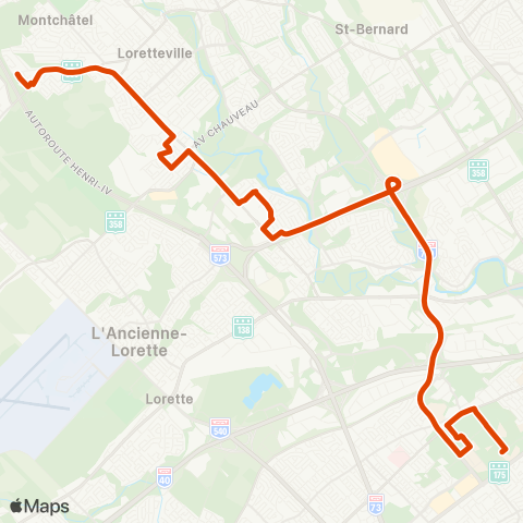 RTC Univ.Laval / Cégep Garneau - Neufchâtel map