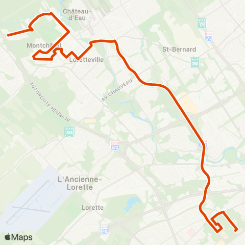 RTC Univ.Laval / Cégep Garneau - Loretteville map