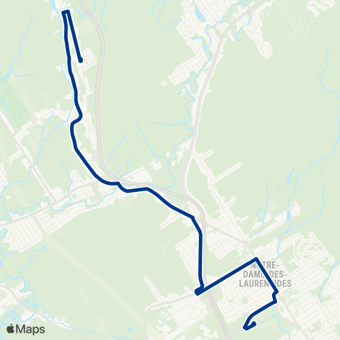 RTC Terminus de la Faune - Lac Clément map