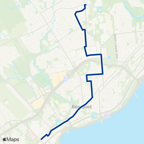 RTC Ste-Thérèse-de-Lisieux - Terminus Beauport map