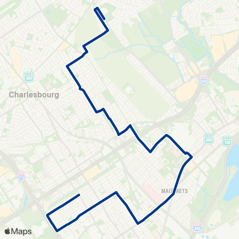 RTC Lignes scolaires St-Jean-Eudes - des Lilas O. / du Colisée map