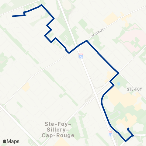 RTC Lignes scolaires École Secondaire de Rochebelle - de Terrebonne / de la Suète map