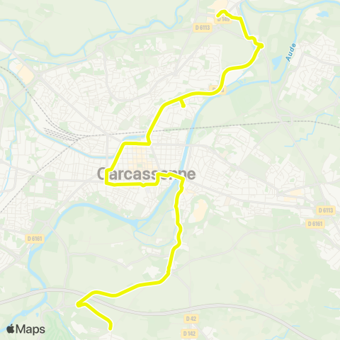 RTCA Auriac - la Prade map