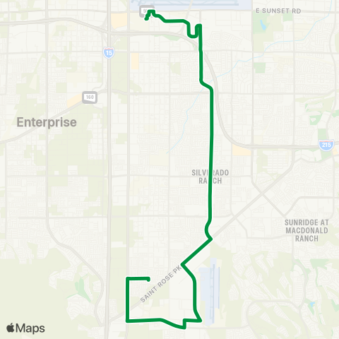 RTC S. Maryland Pkwy / W. Henderson map