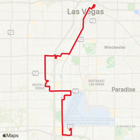 RTC The Deuce / Strip map