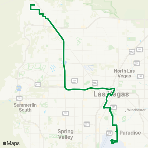 RTC Centennial Express map