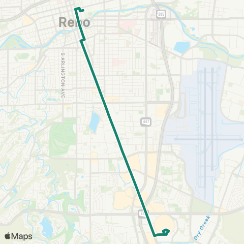 RTC Ride South Virginia map