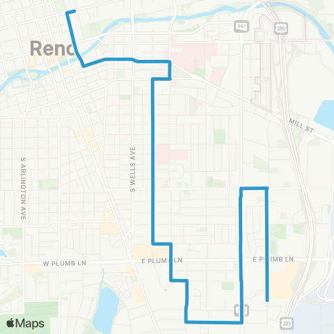 RTC Ride VA Hospital / Grove map