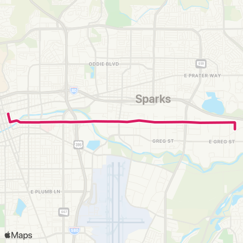 RTC Ride Glendale / Greg map