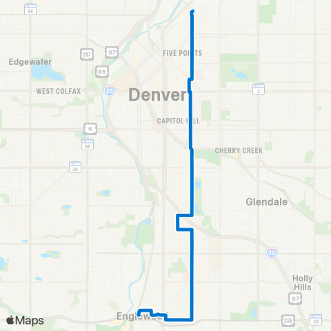 RTD South Downing map