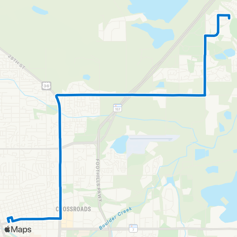 RTD 28th St / Gunbarrel map