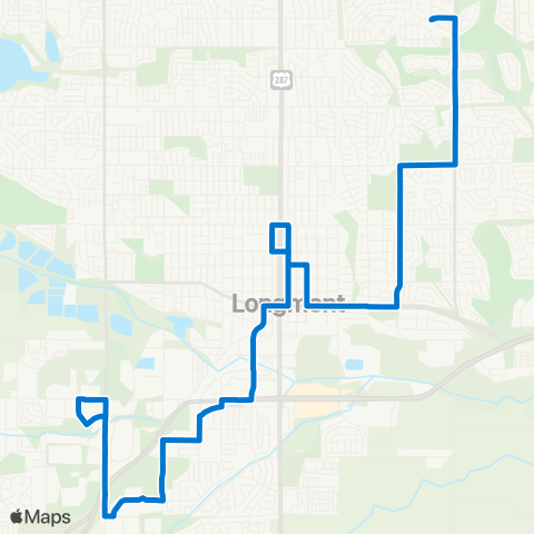 RTD Skyline Crosstown map