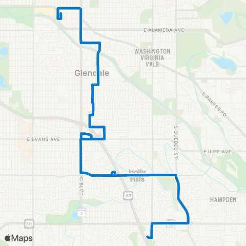 RTD South Dahlia map