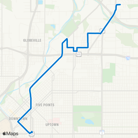 RTD East 48th Avenue / Commerce City map