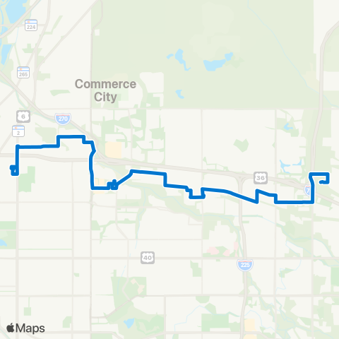 RTD Smith Road Industrial map