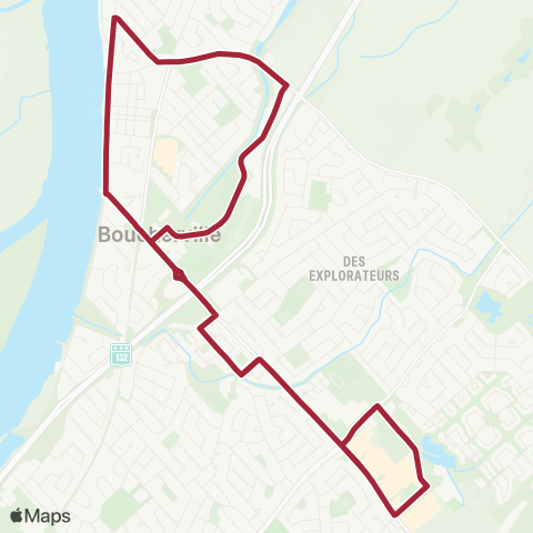 RTL Navette Boucherville map