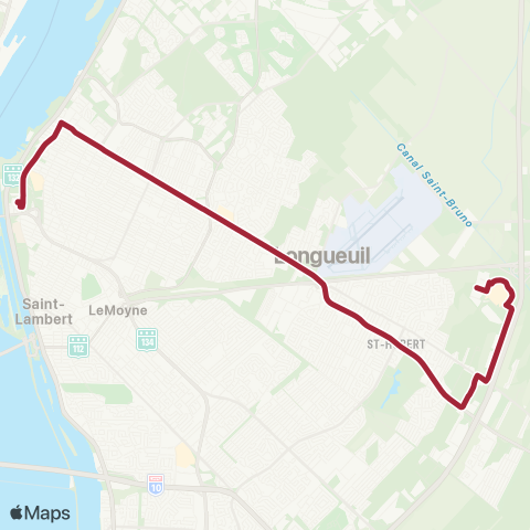 RTL Ch. Chambly / Cousineau / Prom St-B map