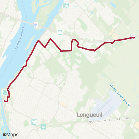 RTL Parcs Industriels Vieux-Longueuil / Boucherville map