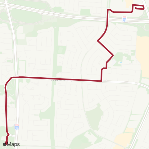 RTL Secteurs R-S-T Brossard / St-Laurent map