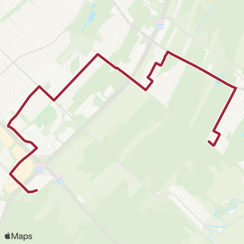 RTL Secteur B Brossard / Mountainview map