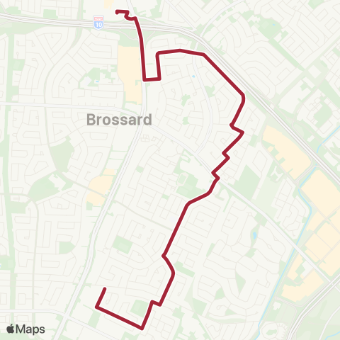 RTL Secteurs M-N-O Brossard map