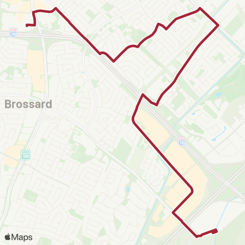 RTL Chevrier / Secteur B Brossard map