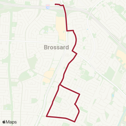 RTL Secteurs M-N-O Brossard map