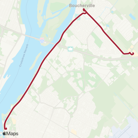 RTL De Montarville / Car de la Rive-Sud map