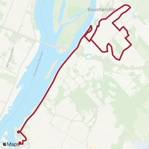 RTL De Montarville / Samuel-de Champlain map