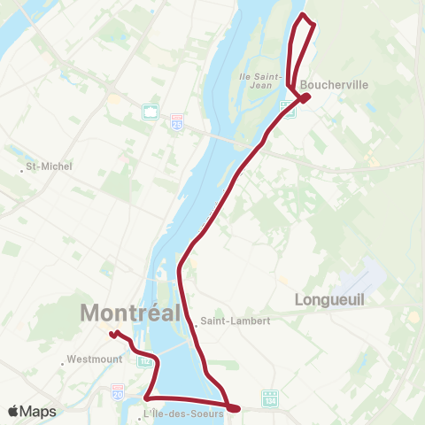 RTL Marie-Victorin / du Fort St-Louis / TCV map