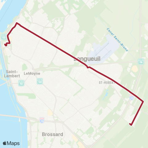 RTL Ch. Chambly / Mountainview map