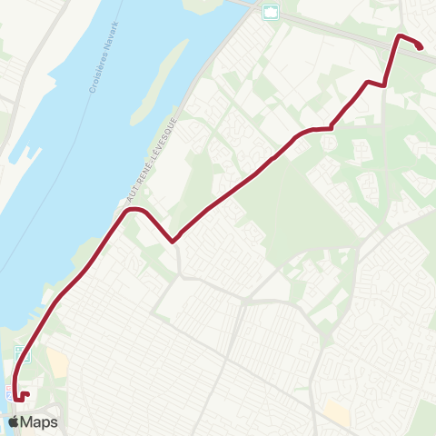 RTL Fernand-Lafontaine / Stationnement de Mortagne map