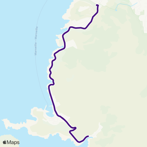 RTM Madrague de Montredon - Callelongue map