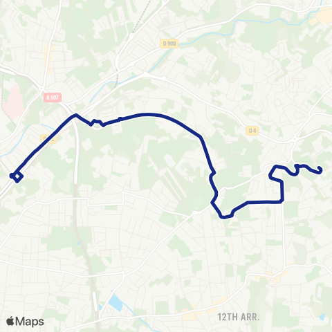 RTM Métro Malpassé - Résidence Fondacle map