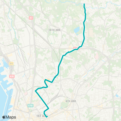 RTM Réformés Canebière - le Merlan map