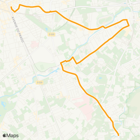 RTM Castellane - la Rouvière map