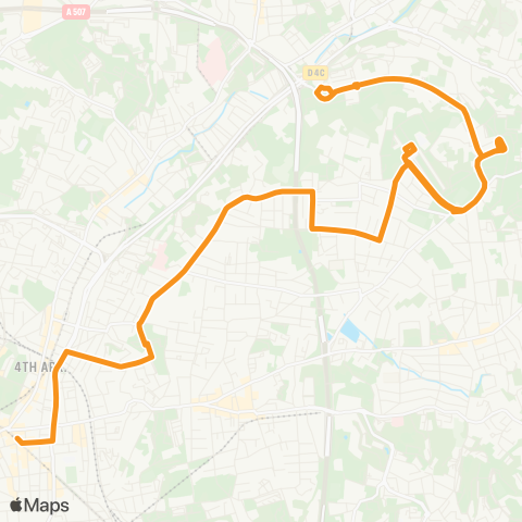 RTM Foch 5 Avenues - Bois Lemaître map