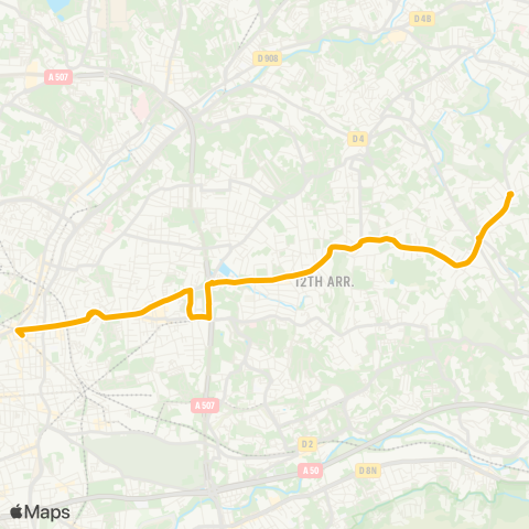 RTM Foch 5 Avenues - les 3 Lucs Enco de Botte map