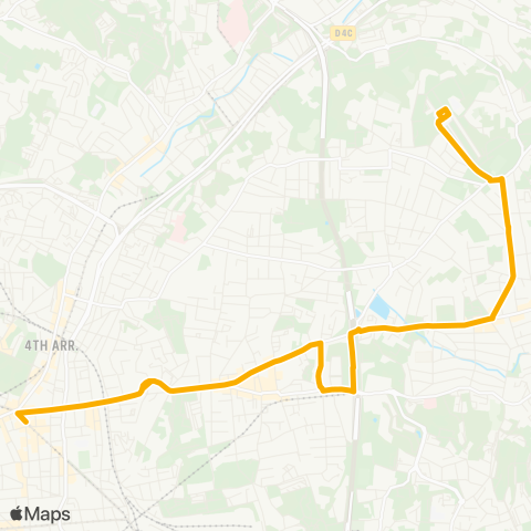 RTM Foch 5 Avenues - Bois Lemaître map