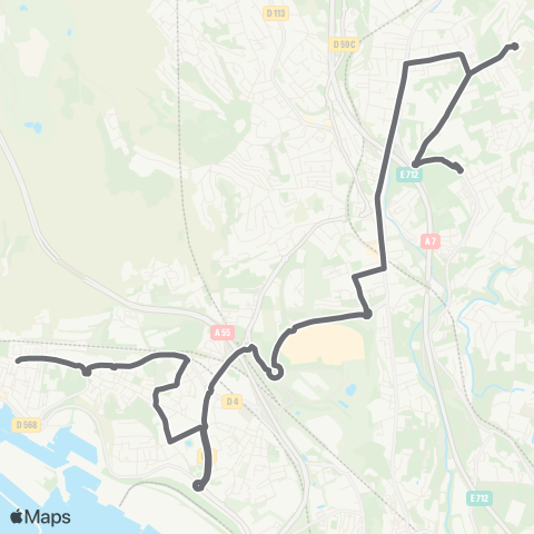 RTM Hôpital Nord - l'Estaque map