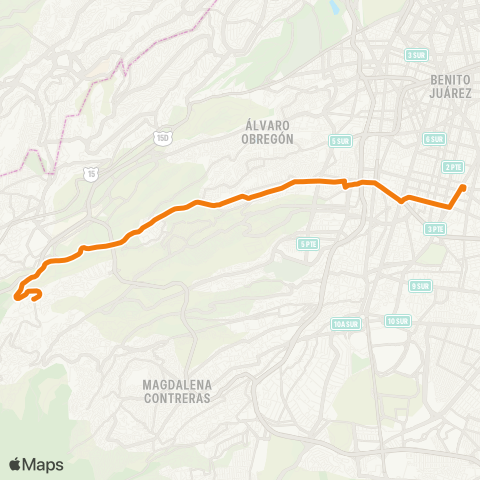 RTP Metro Zapata - San Mateo Tlaltenango map