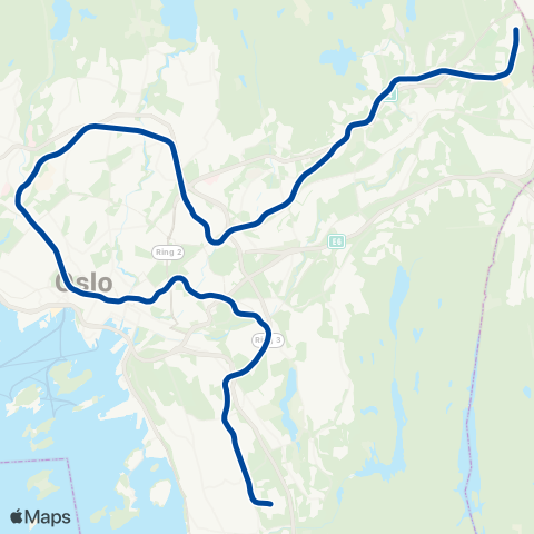 Ruter Vestli - Bergkrystallen map