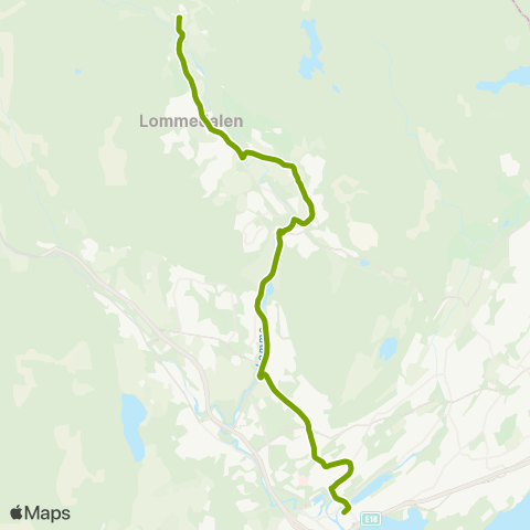 Ruter Bykrysset - Helset - Sandvika map