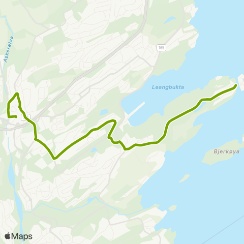 Ruter Asker - Leangkollen - Konglungen map