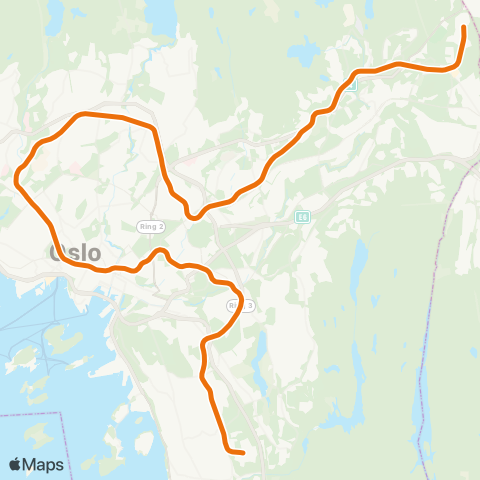 Ruter Vestli - Bergkrystallen map