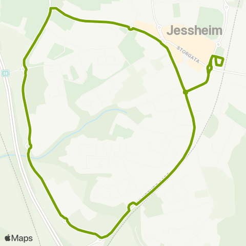 Ruter Jessheim ring map