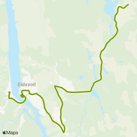 Ruter Bestilling Gullverket - Frislet Eidsvoll map