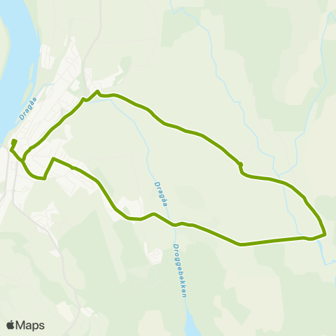 Ruter Auli - Årnes - Østgård - Årnes map